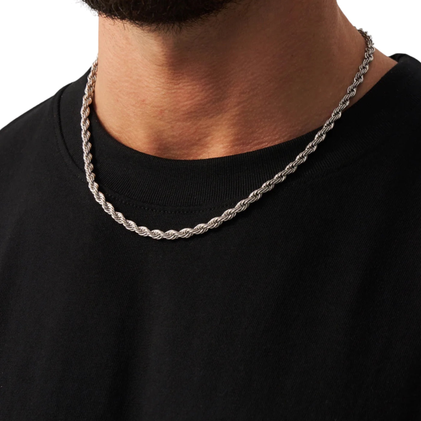 BLYNG 6MM Rope Chain Silver IMG 2