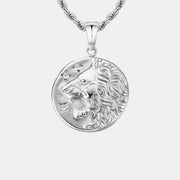 BLYNG Roaring Lion Pendant Silver Main IMG