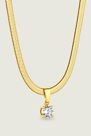 Leni Solitaire Necklace