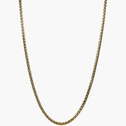 BLYNG Wheat Chain Necklace – 4mm - Gold