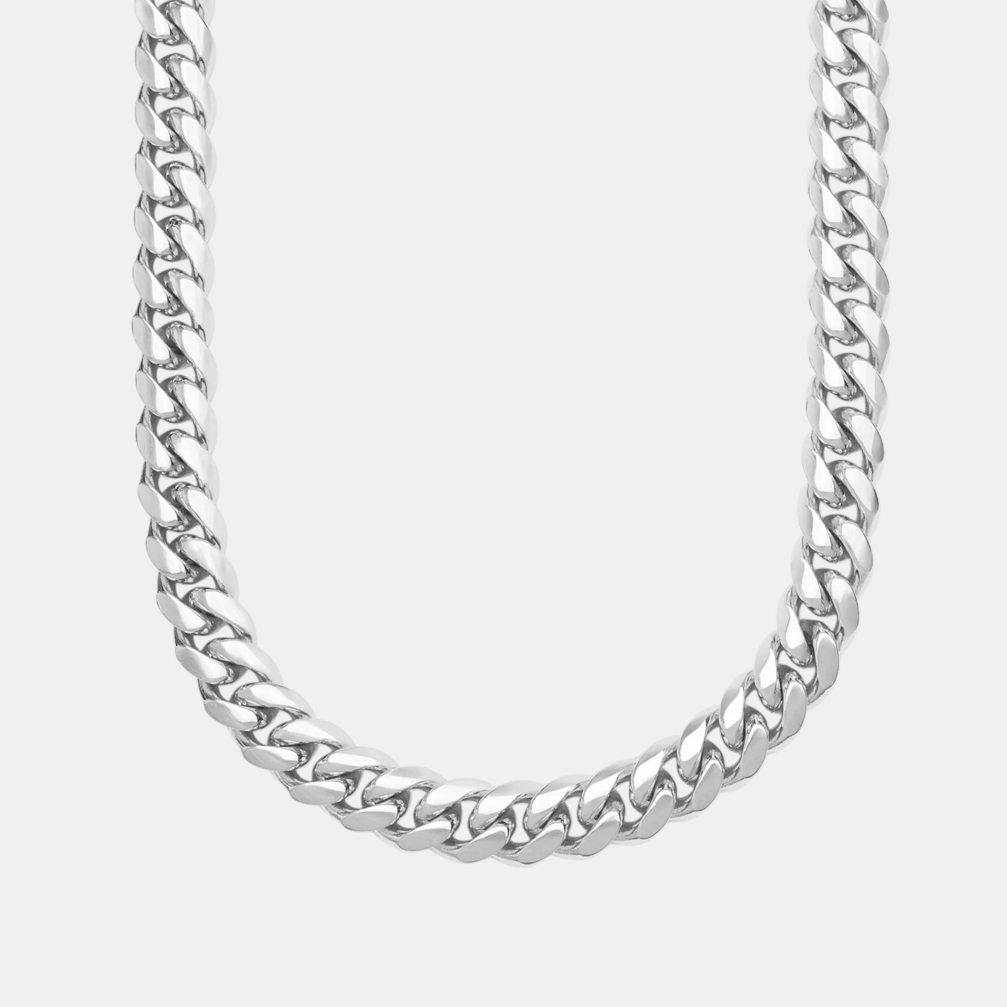 8MM Cuban Bracelet | Silver