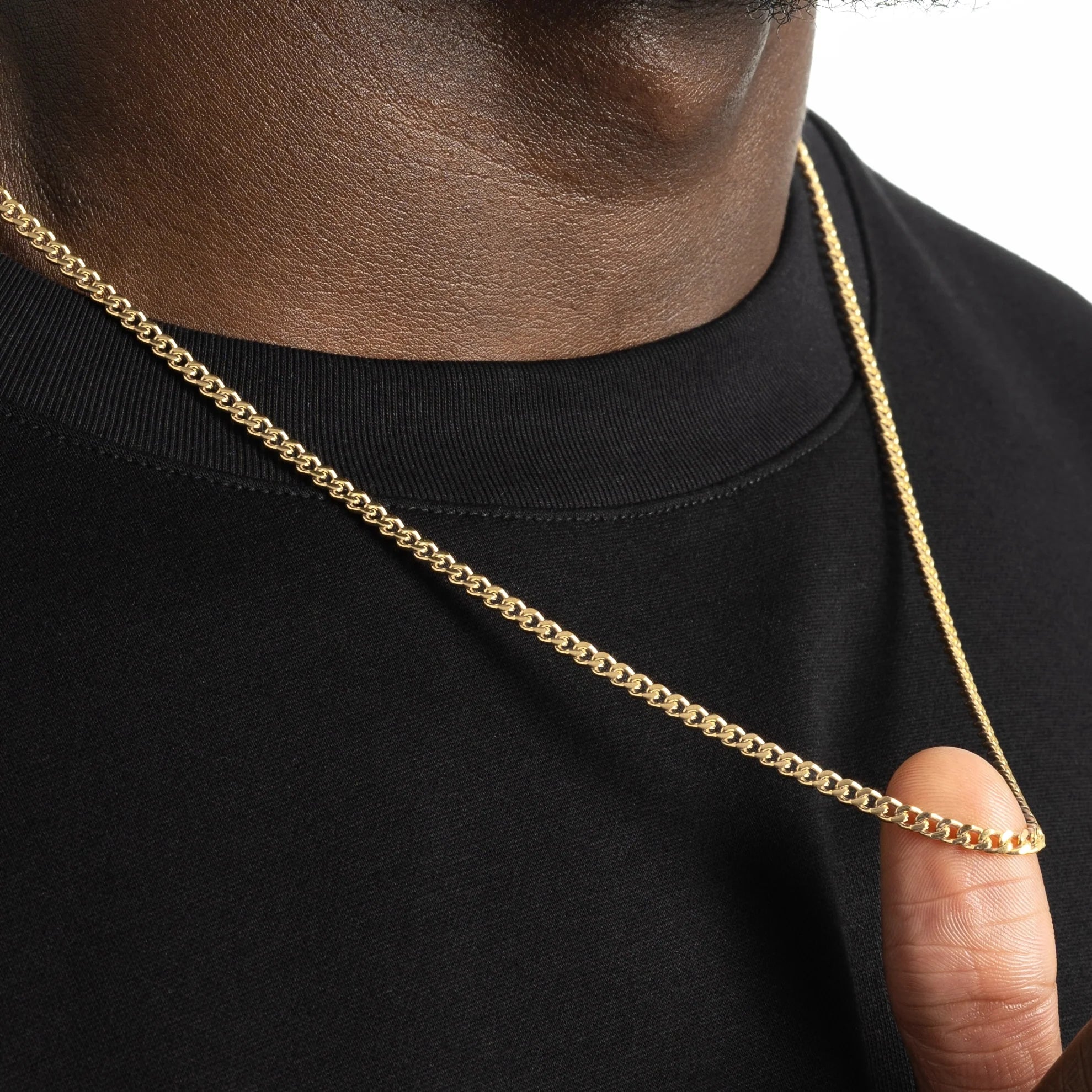 3MM Cuban Chain | Gold