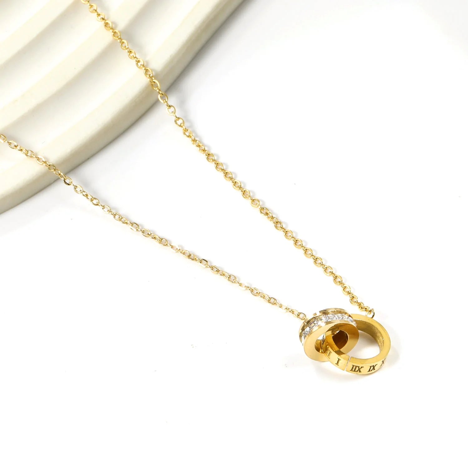 Aurelia Hoop Necklace