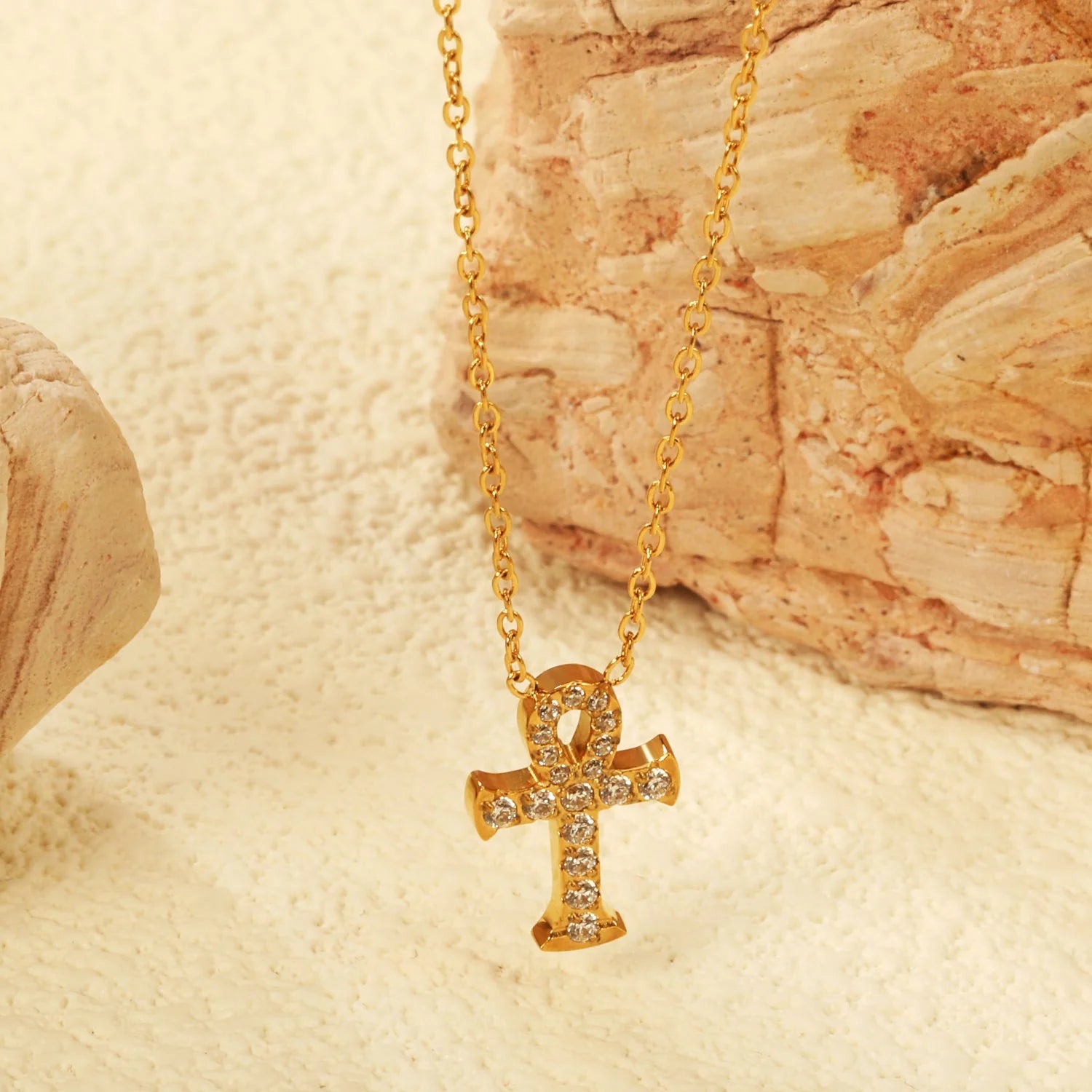 Asha Cross Necklace