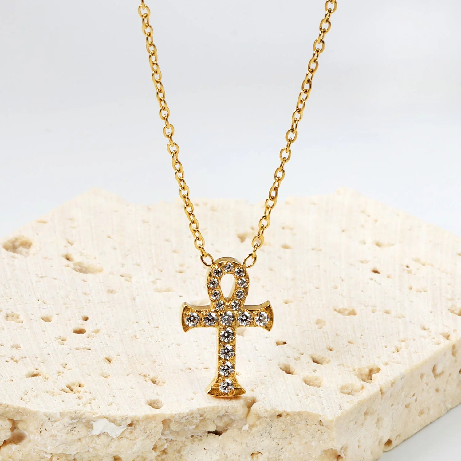 Asha Cross Necklace
