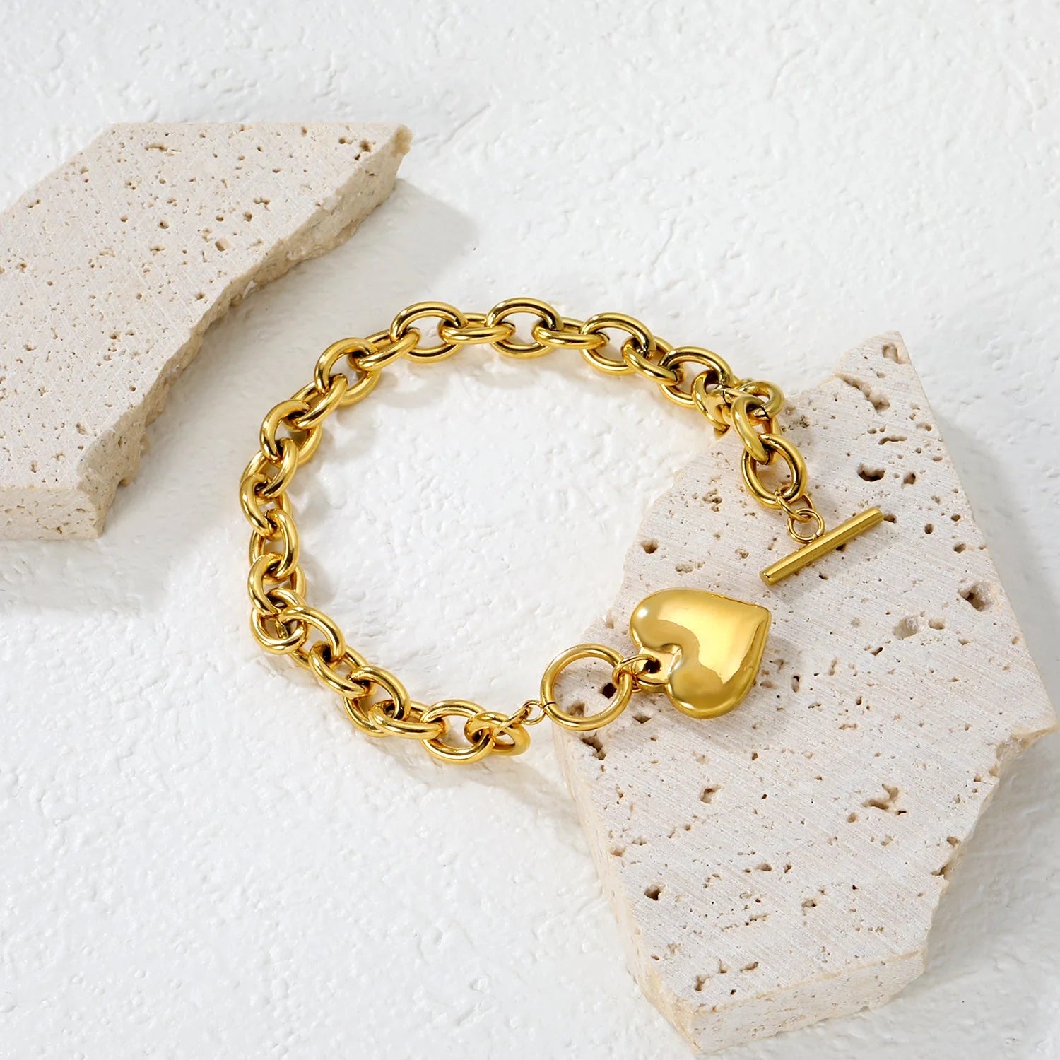 Aurora Heart Bracelet