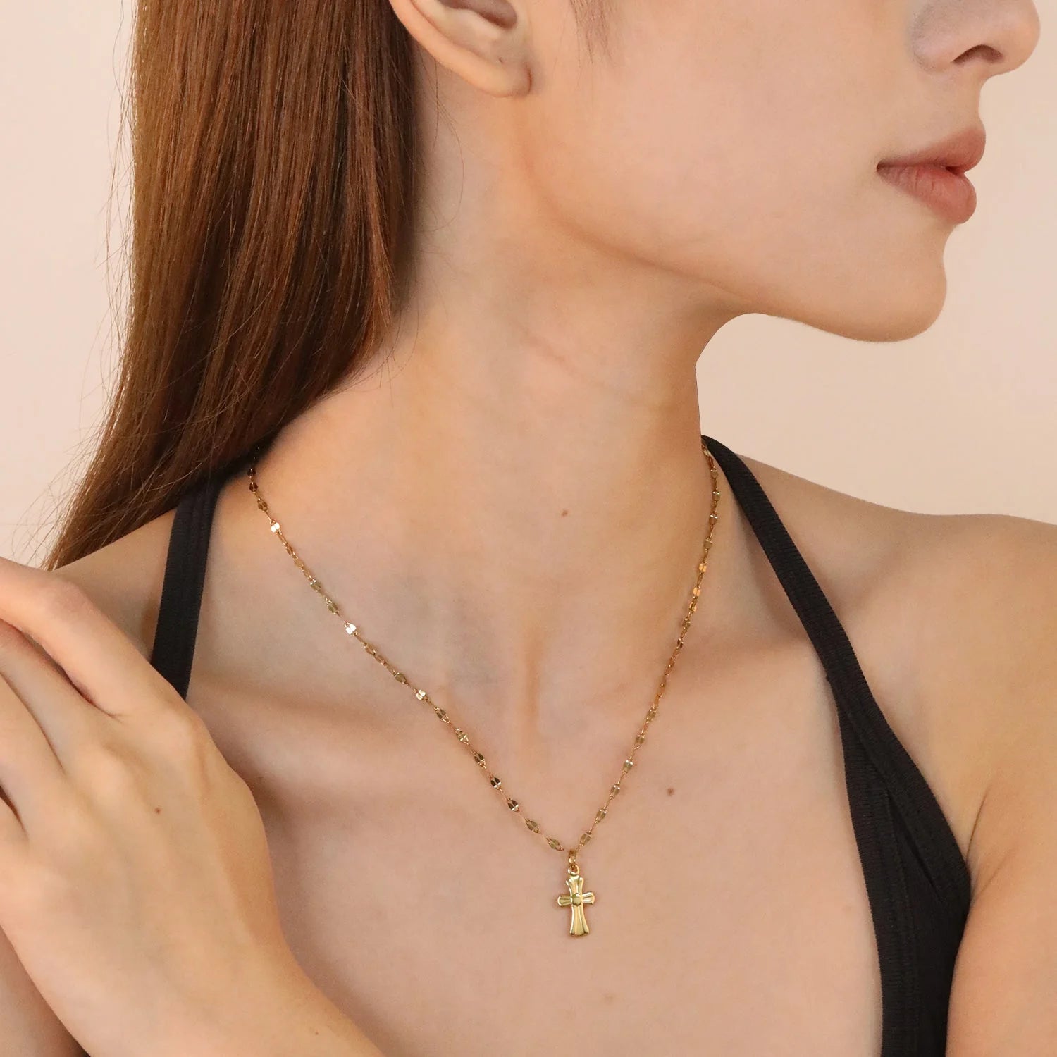 Etta Cross Necklace