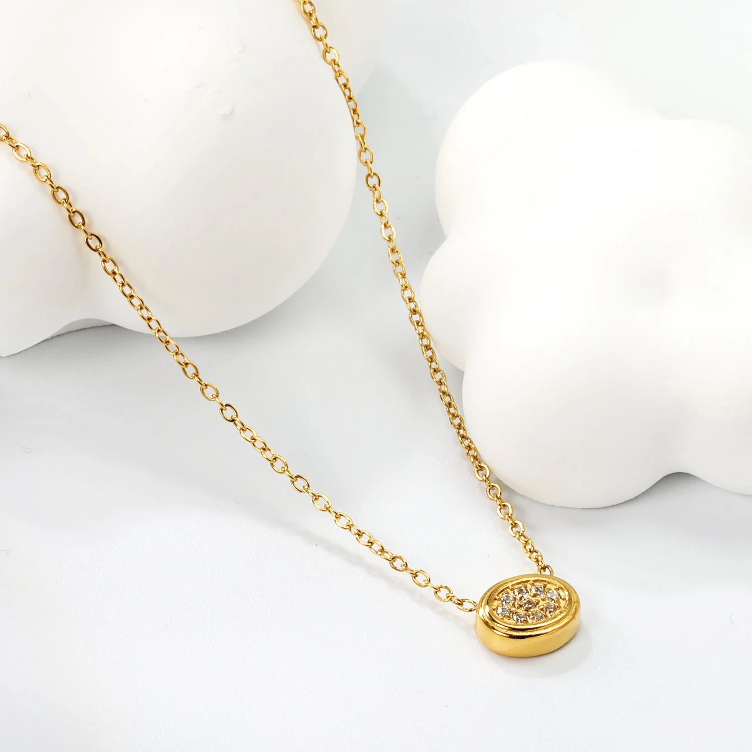 Sena Solitaire Necklace