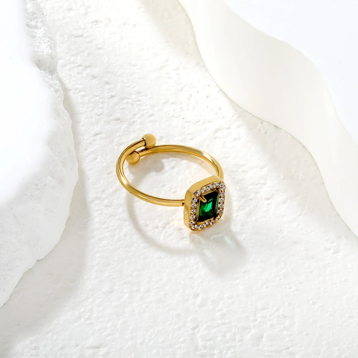 Genevieve Emerald Ring