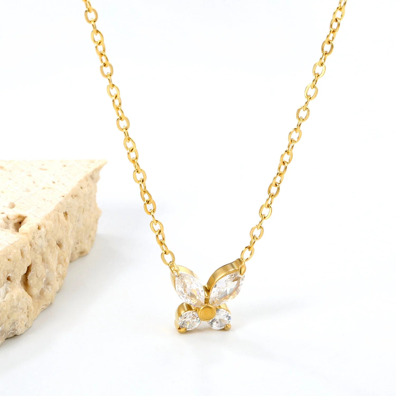 Vina Butterfly Necklace