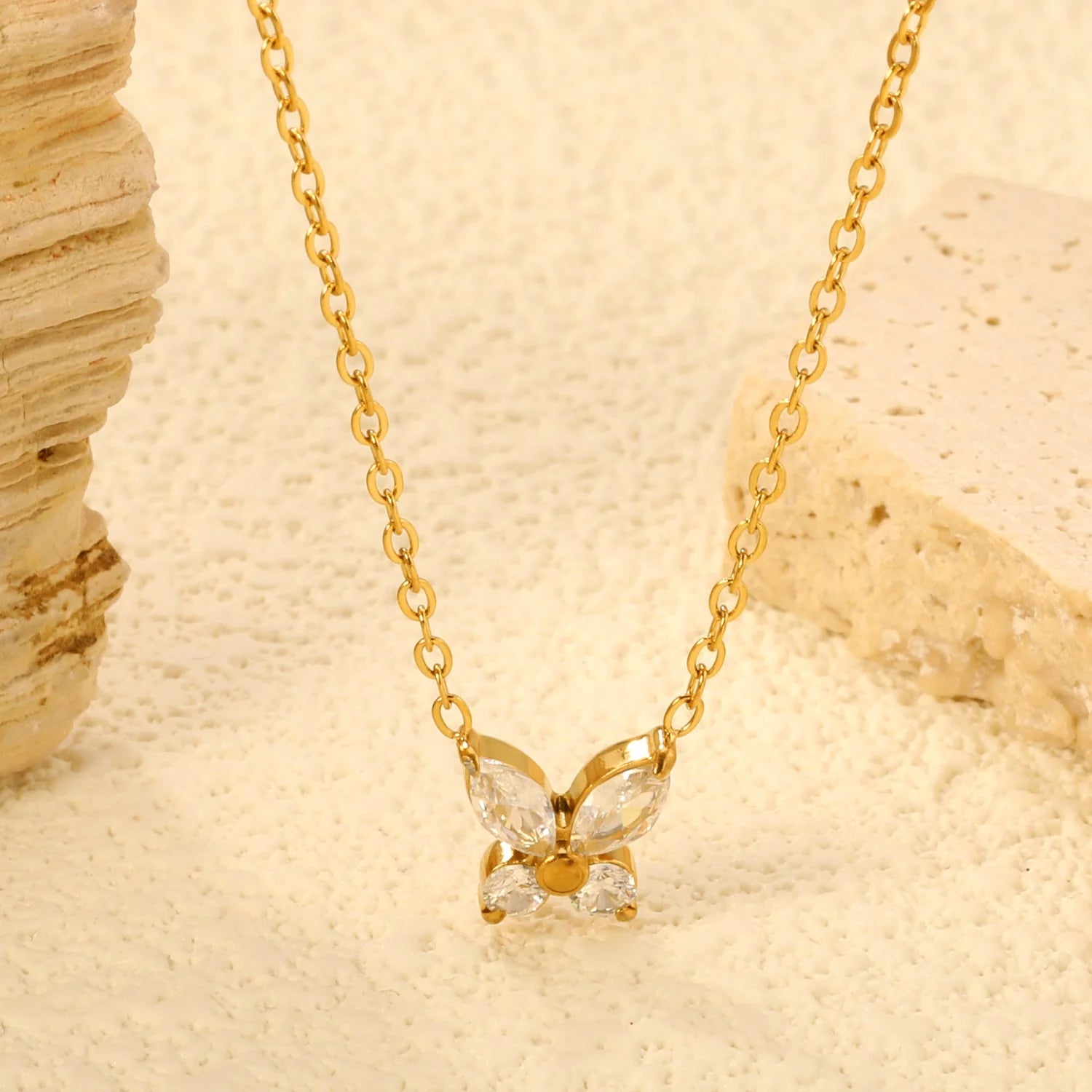 Vina Butterfly Necklace