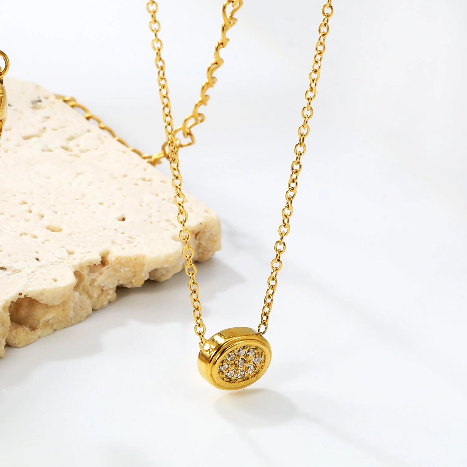 Sena Solitaire Necklace