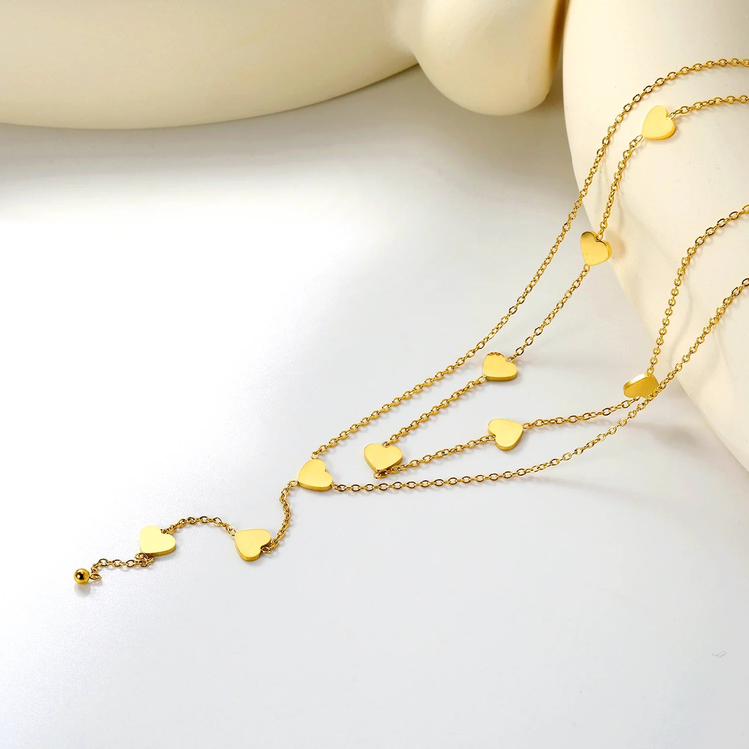 Rina Heart Necklace