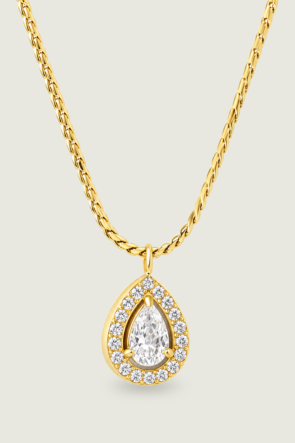 Elen Teardrop Necklace