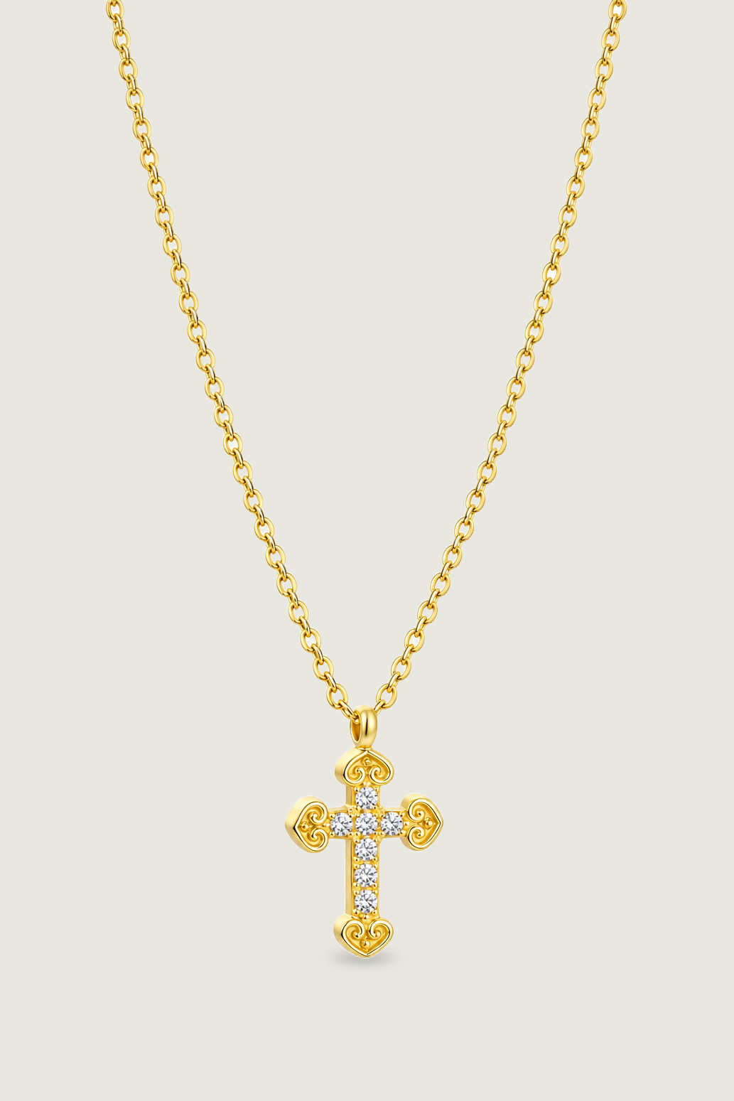 Lira Cross Necklace