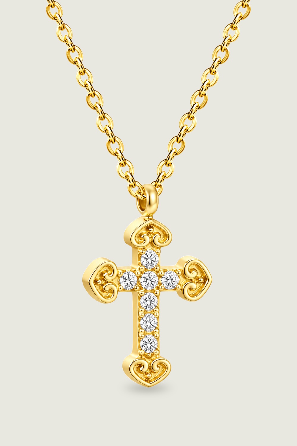 Lira Cross Necklace