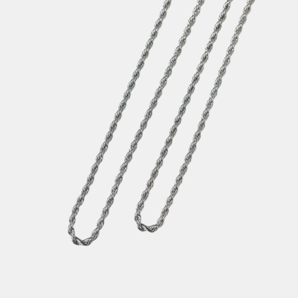 3MM Rope Bracelet | Silver