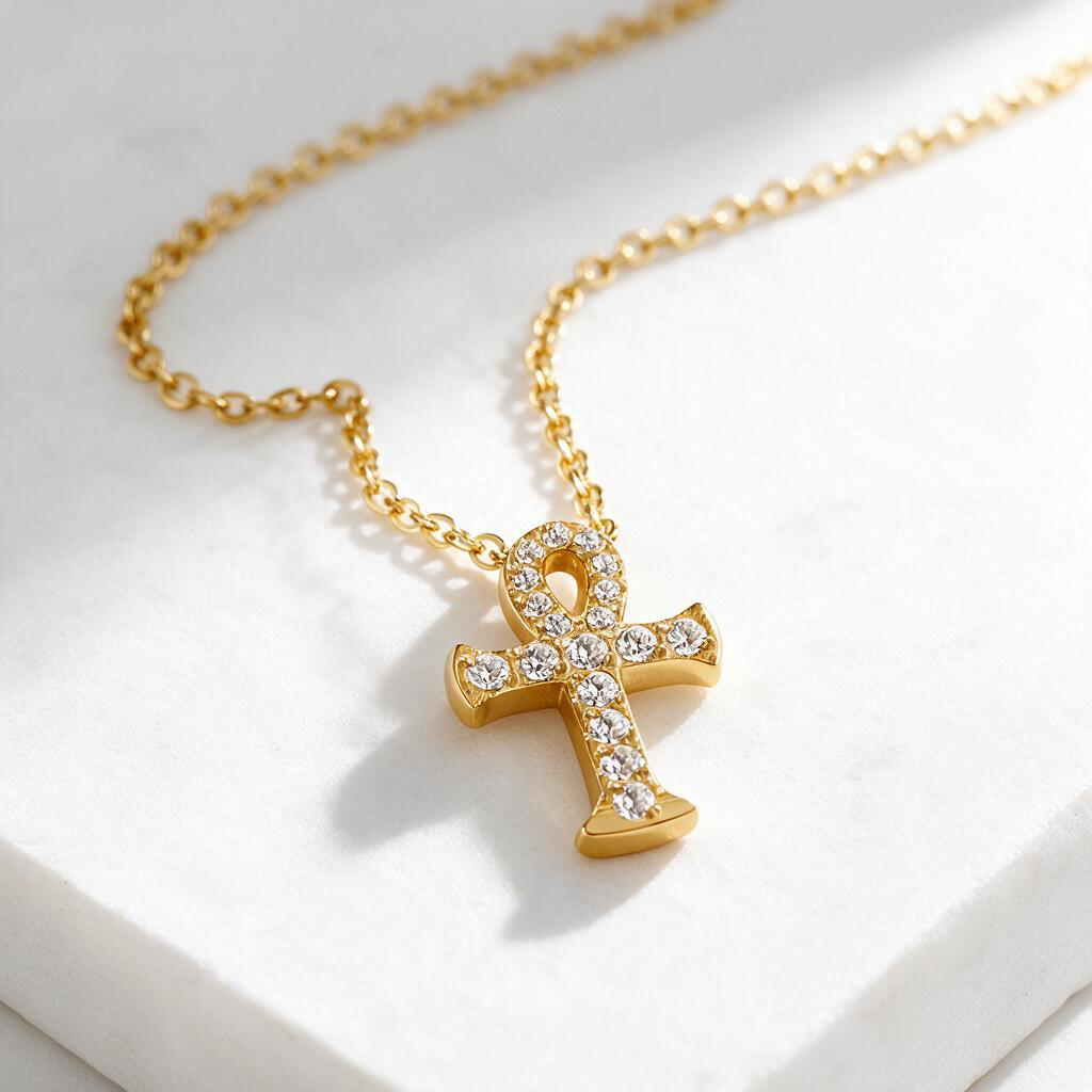 Asha Cross Necklace