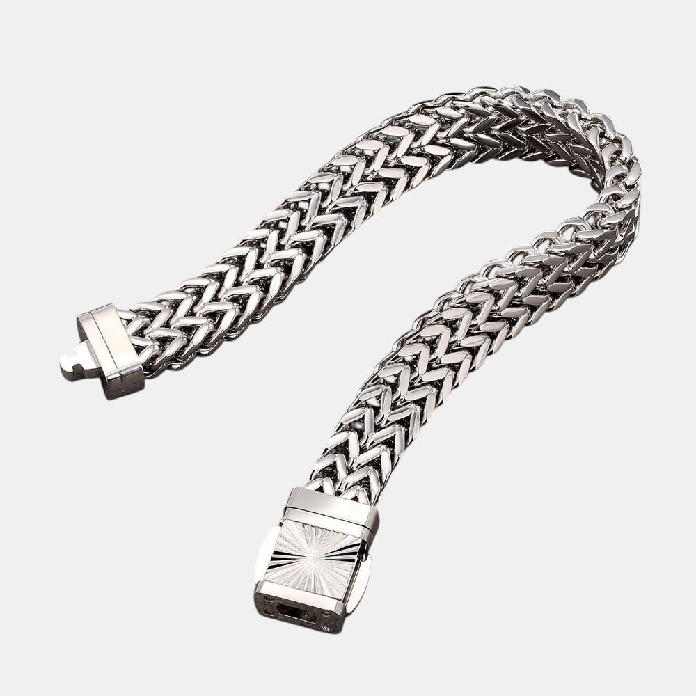 BLYNG 10MM Franco Bracelet Silver IMG 3