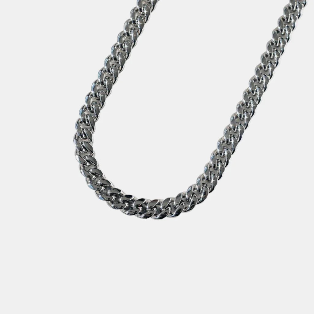 BLYNG 12MM Cuban Bracelet Silver IMG 3