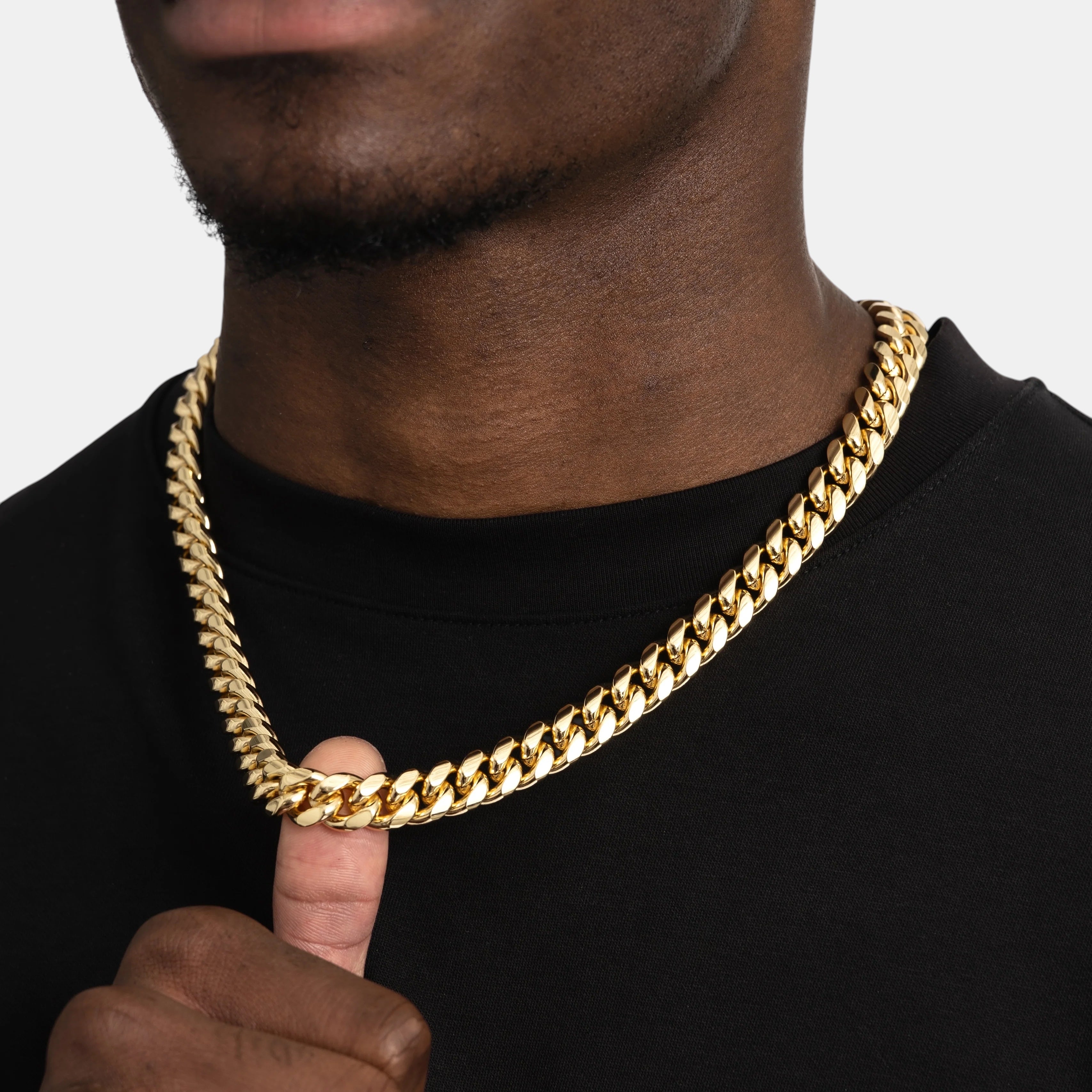 BLYNG 12MM Cuban Chain Gold IMG 2