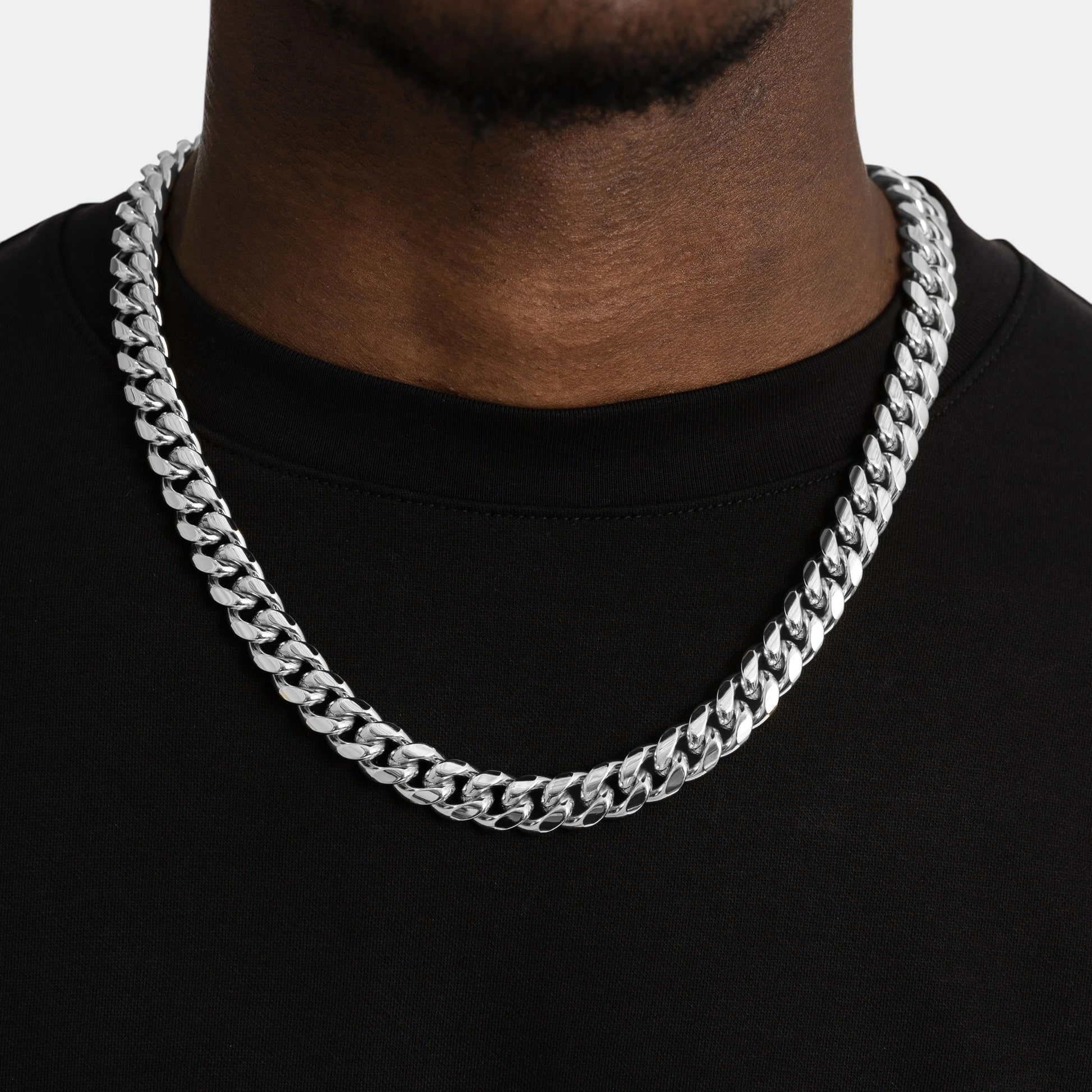 BLYNG 12MM Cuban Chain Silver IMG 1