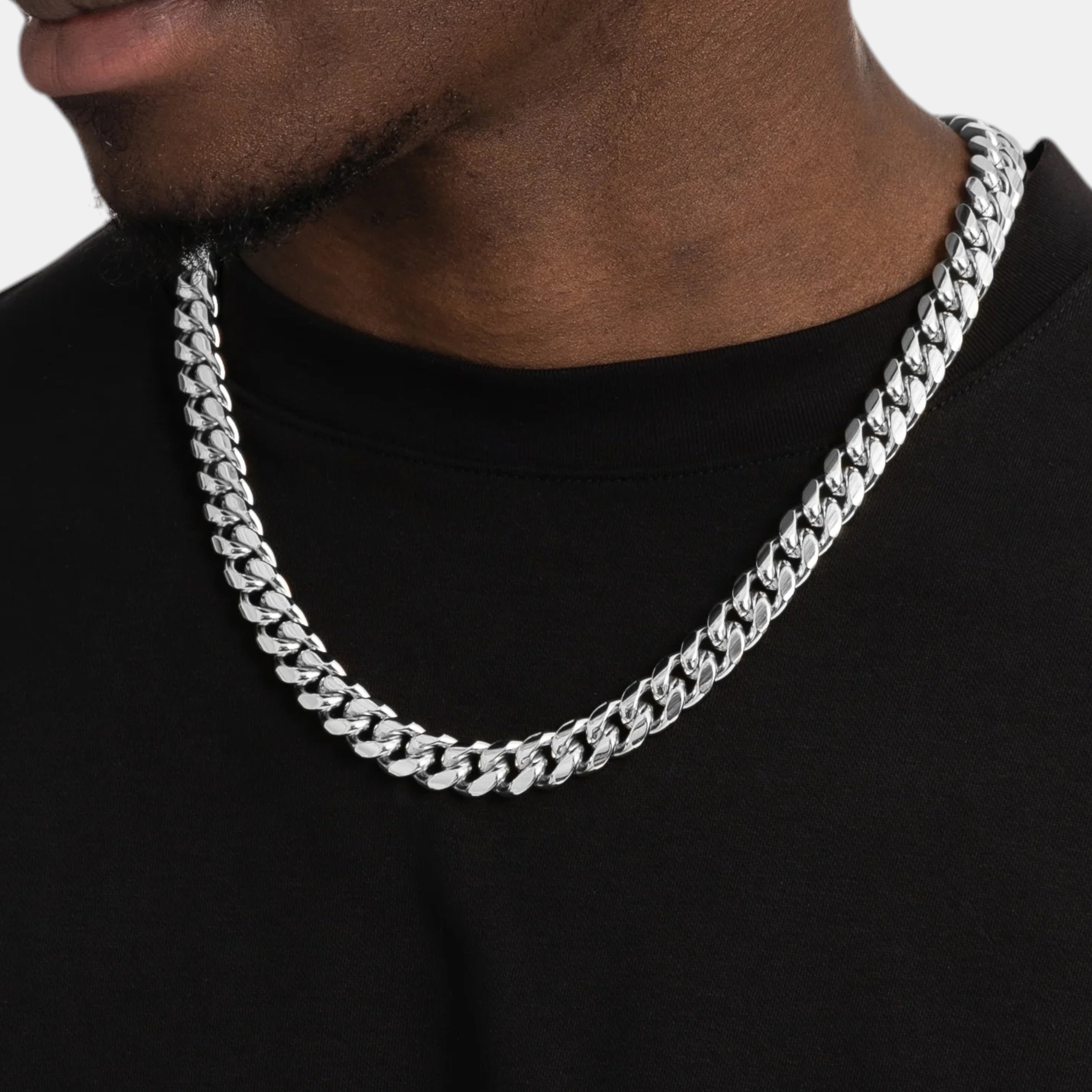 BLYNG 12MM Cuban Chain Silver IMG 3