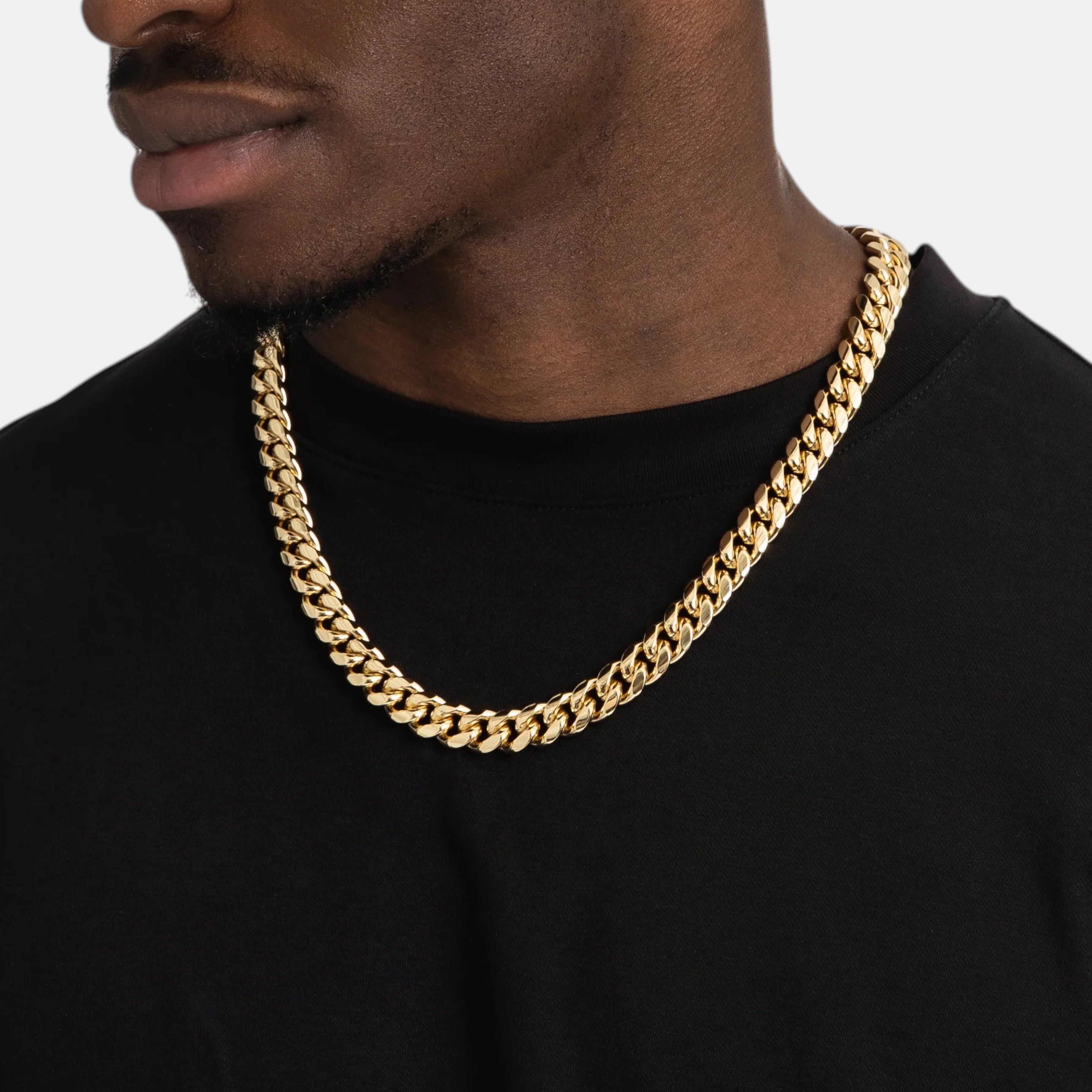 BLYNG 14MM Cuban Chain Gold IMG 3