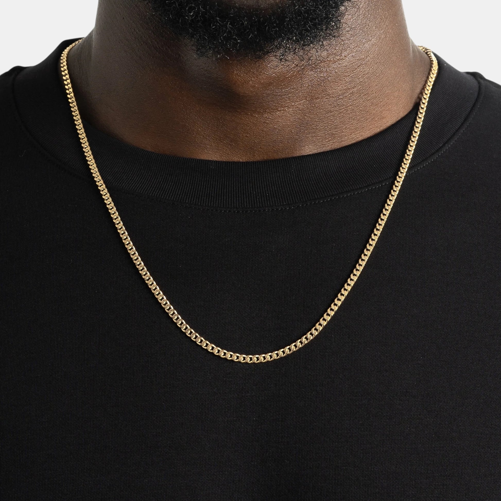 BLYNG 3MM Cuban Chain Gold IMG 1