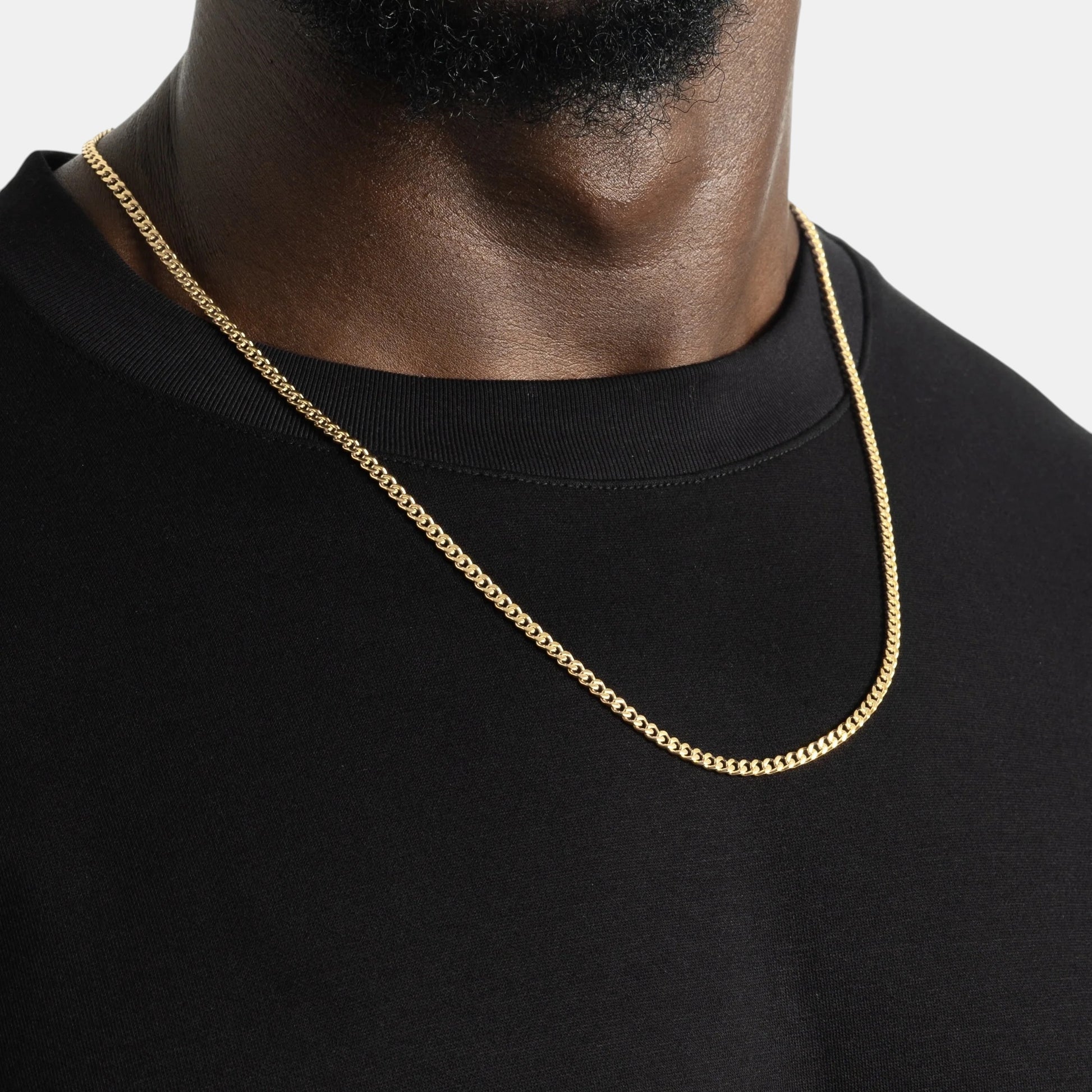 BLYNG 3MM Cuban Chain Gold IMG 3