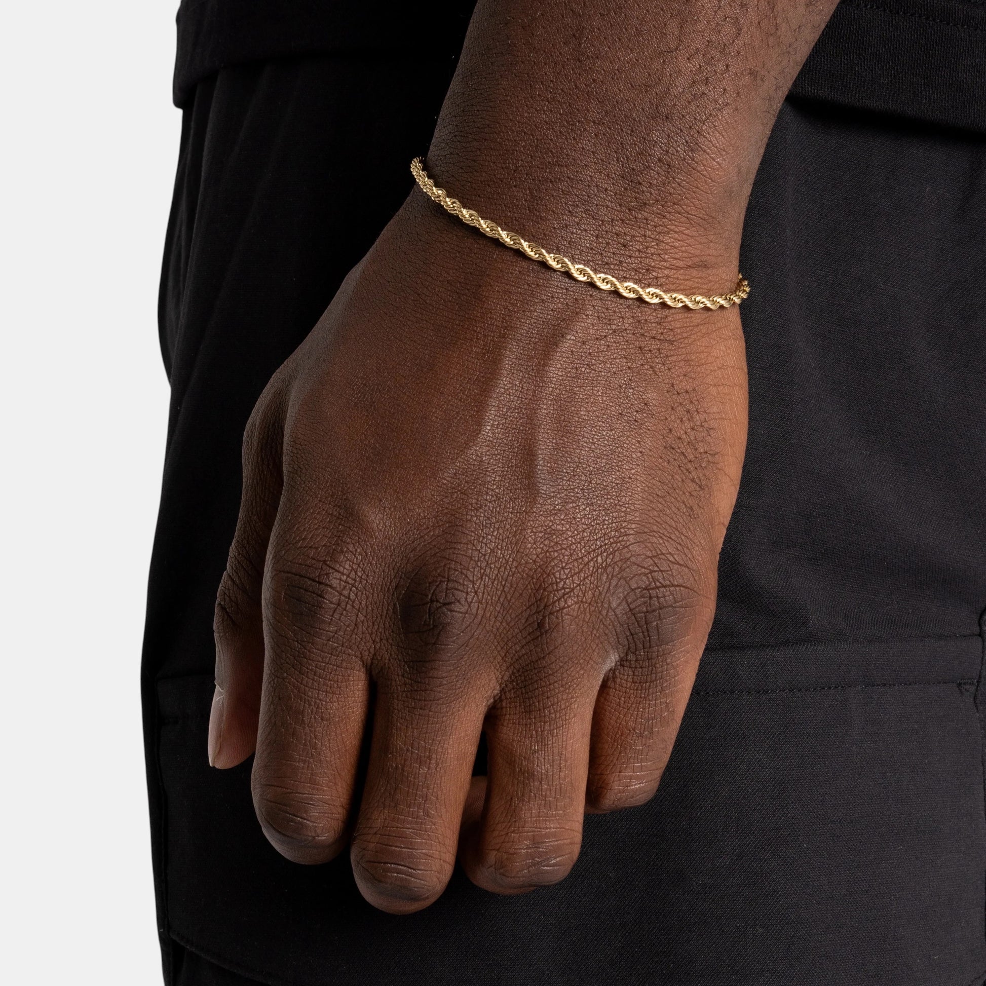 BLYNG 3MM Rope Bracelet Gold IMG 1