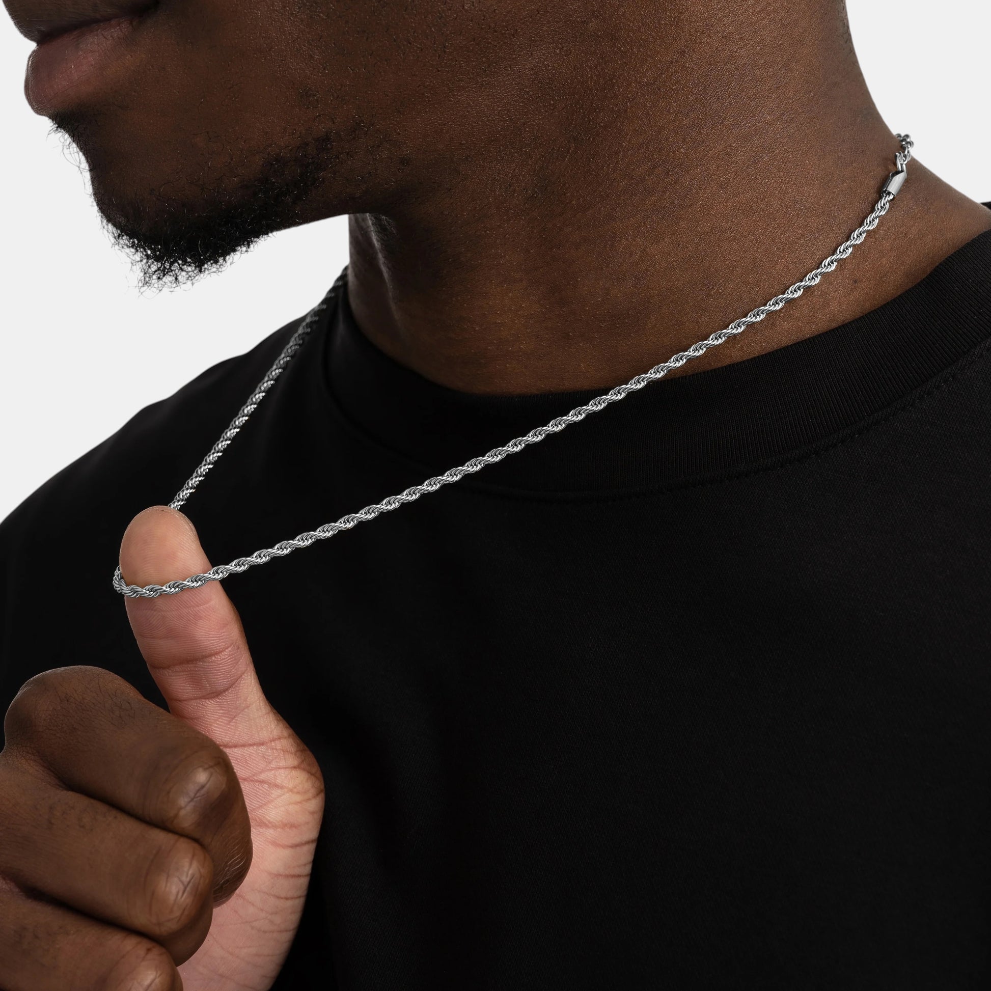 BLYNG 3MM Rope Chain Silver IMG 2