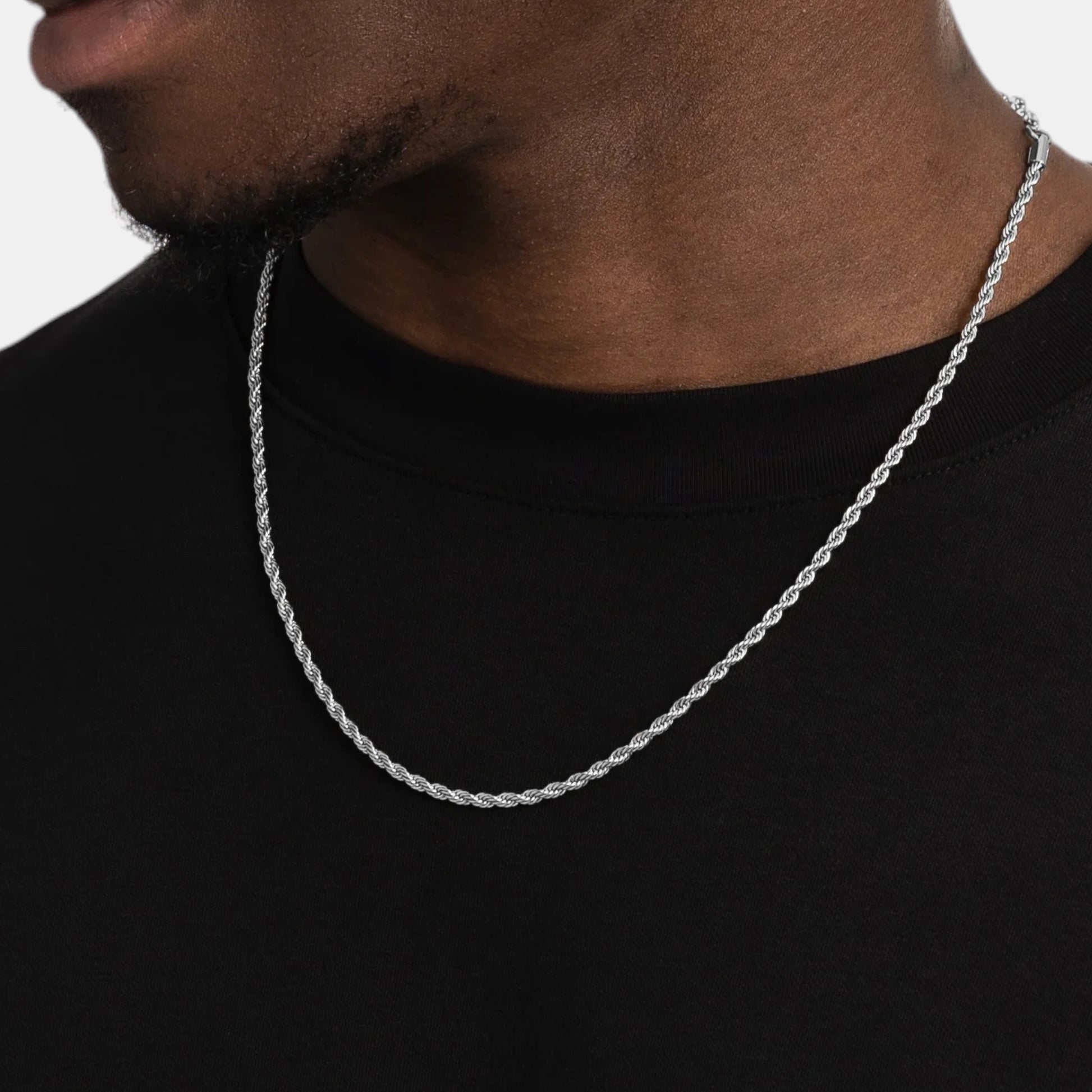 BLYNG 3MM Rope Chain Silver IMG 3