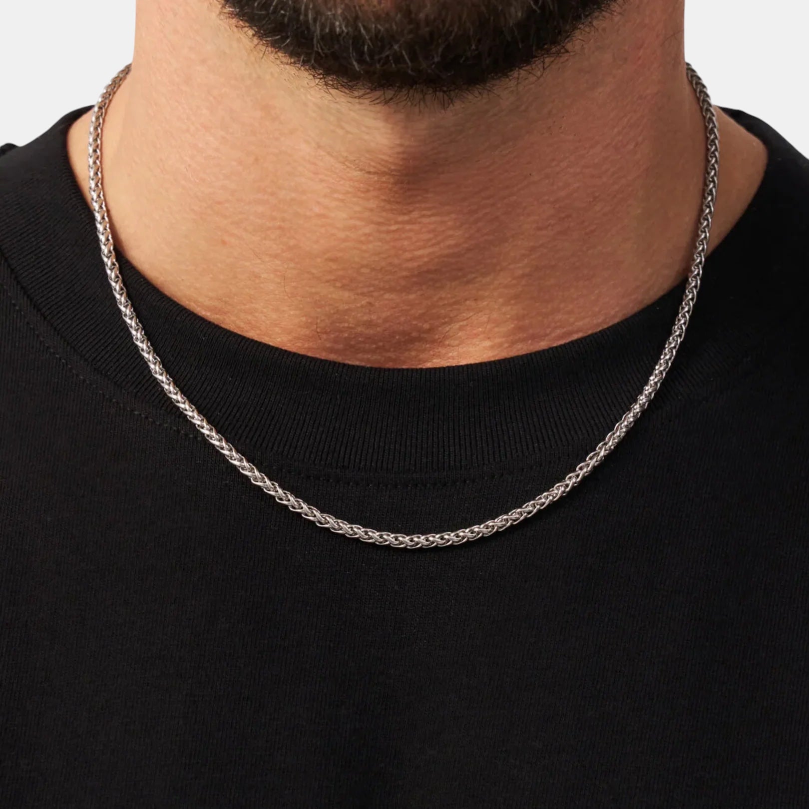 BLYNG 4MM Wheat Chain Silver IMG 1