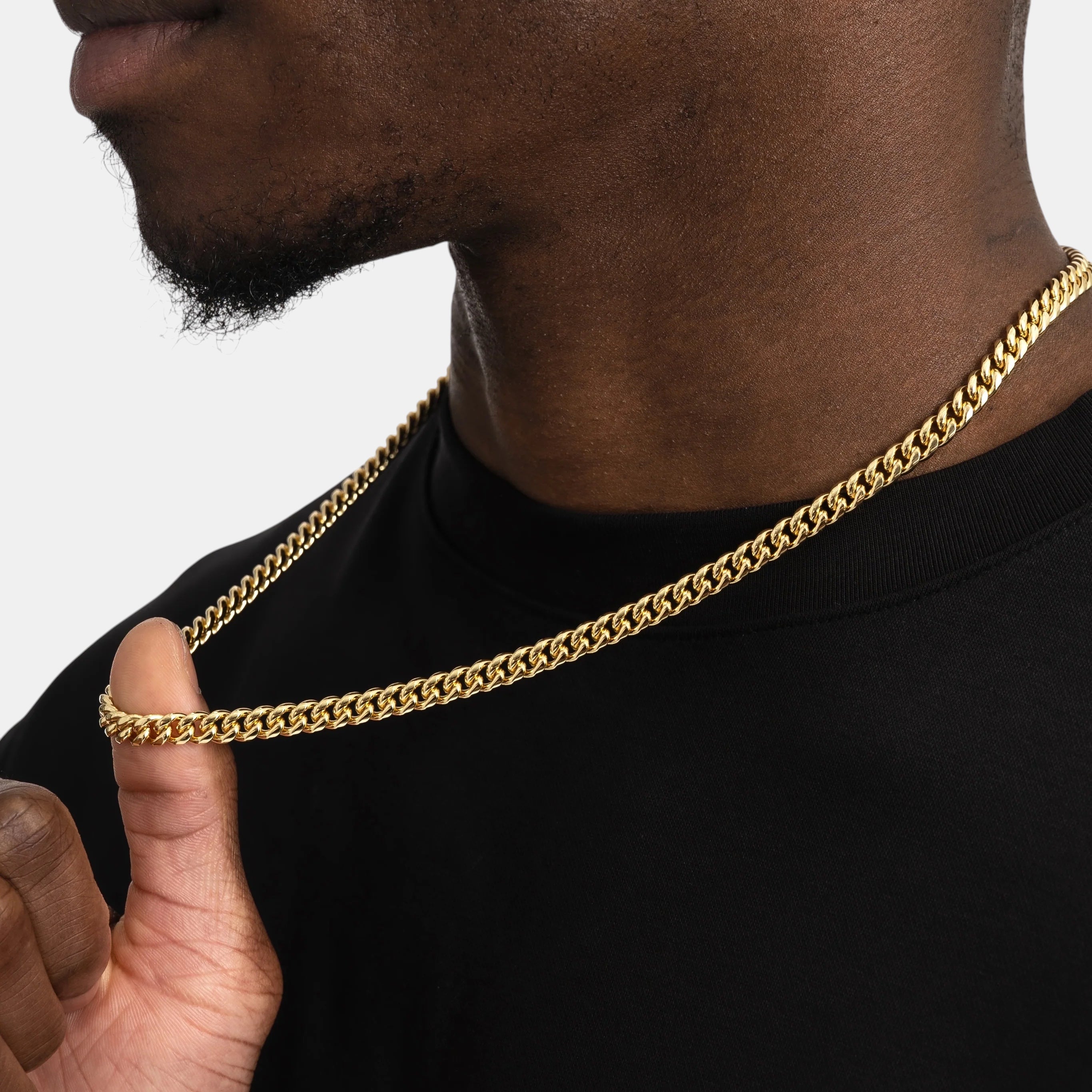 BLYNG 5MM Cuban Chain Gold IMG 2