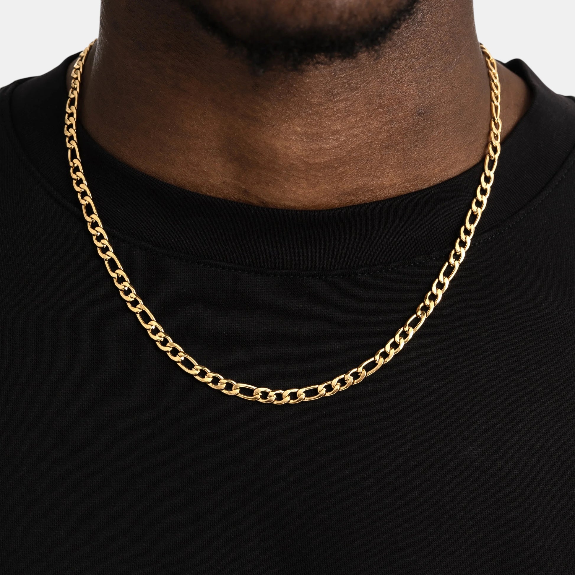 BLYNG 5MM Figaro Chain Gold IMG 1