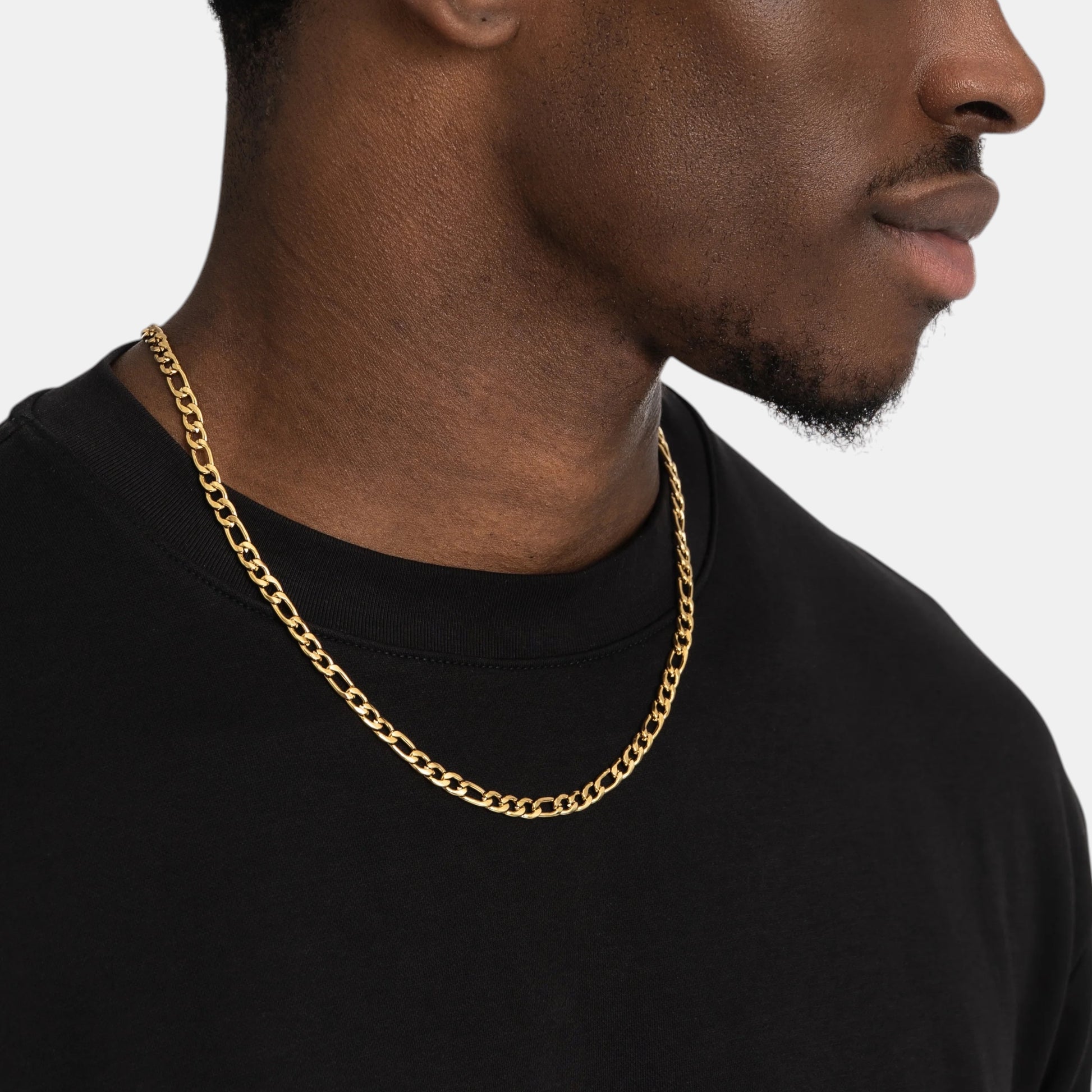 BLYNG 5MM Figaro Chain Gold IMG 3