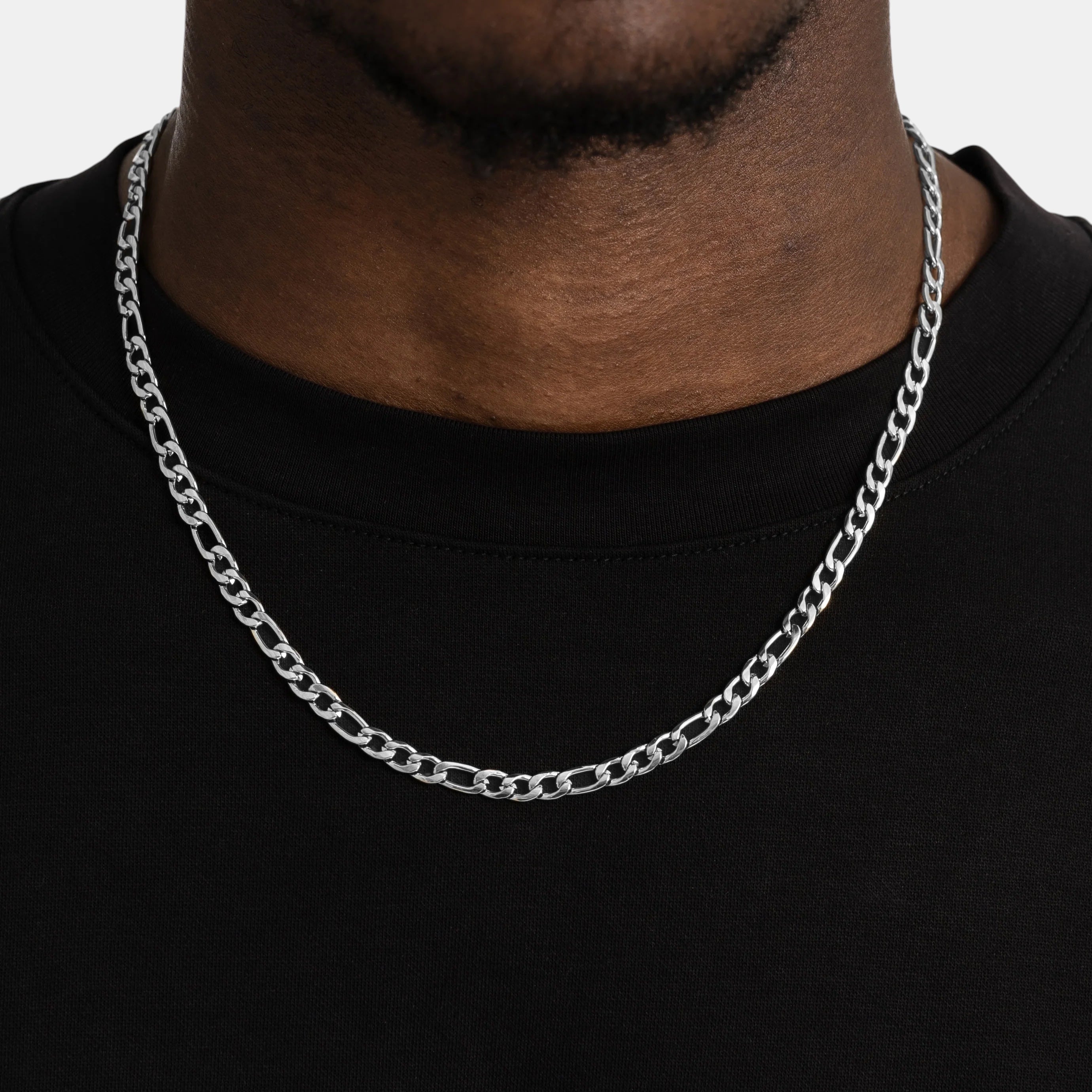 BLYNG 5MM Figaro Chain Silver IMG 1