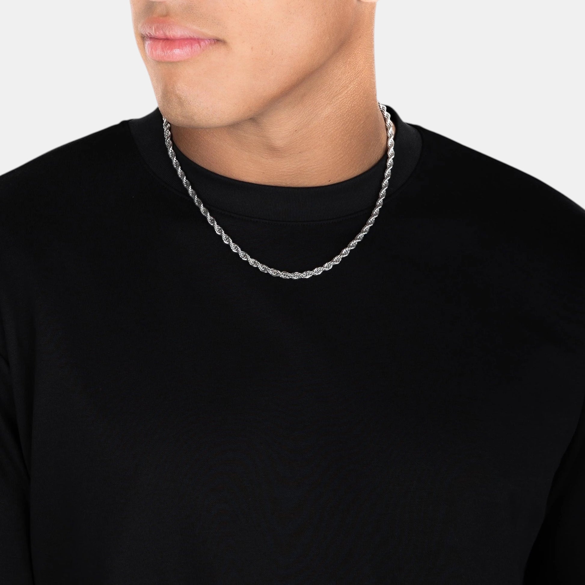 BLYNG 6MM Rope Chain Silver IMG 3