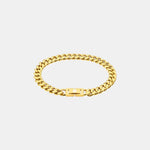 BLYNG 7MM Cuban Bracelet Gold Main IMG