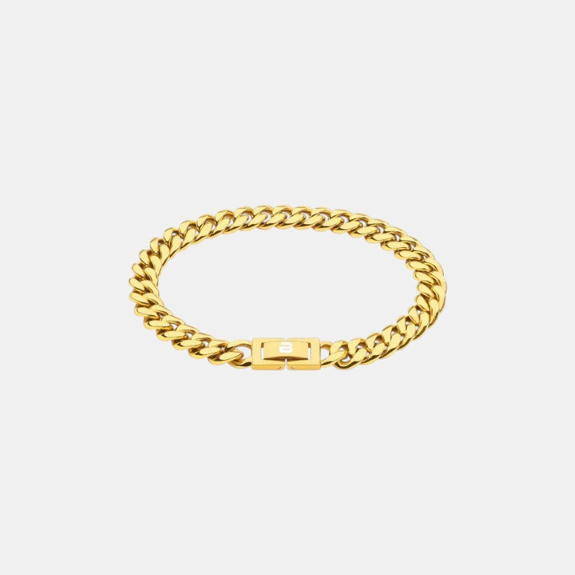 BLYNG 7MM Cuban Bracelet Gold Main IMG