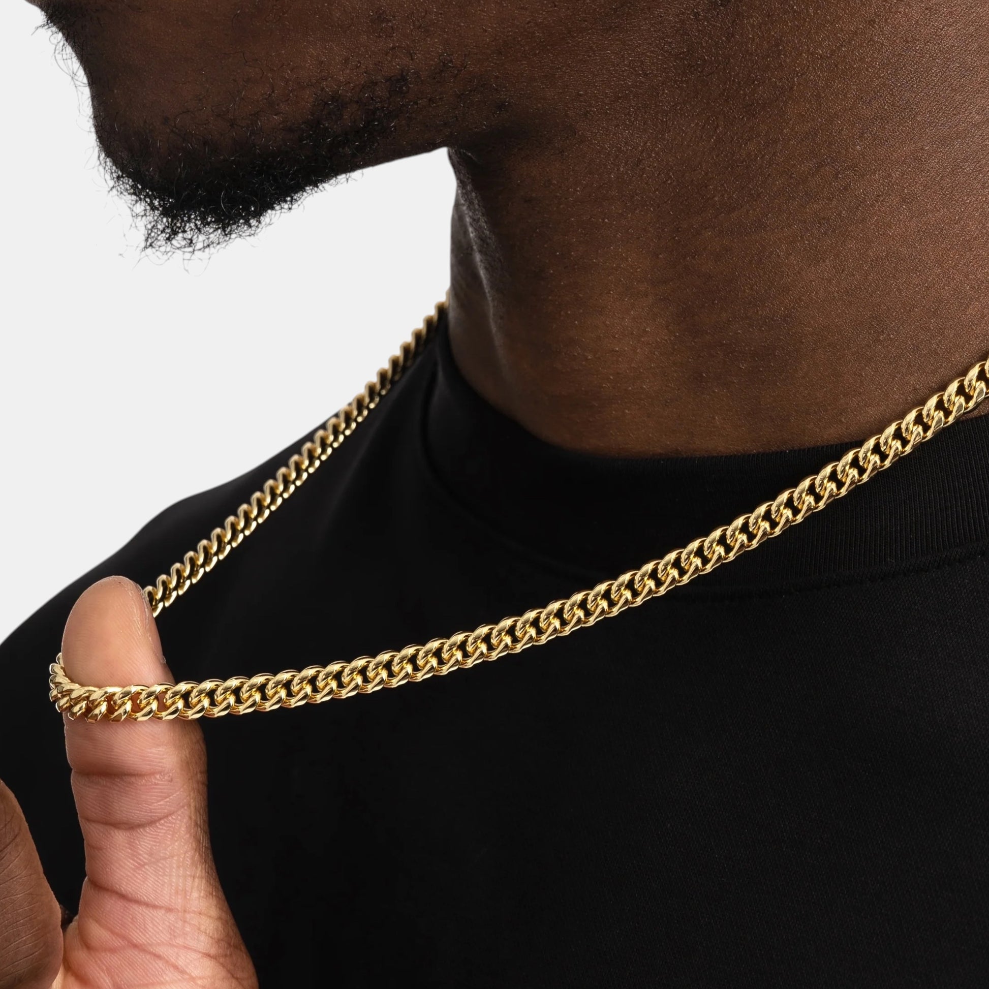 BLYNG 7MM Cuban Chain Gold IMG 2