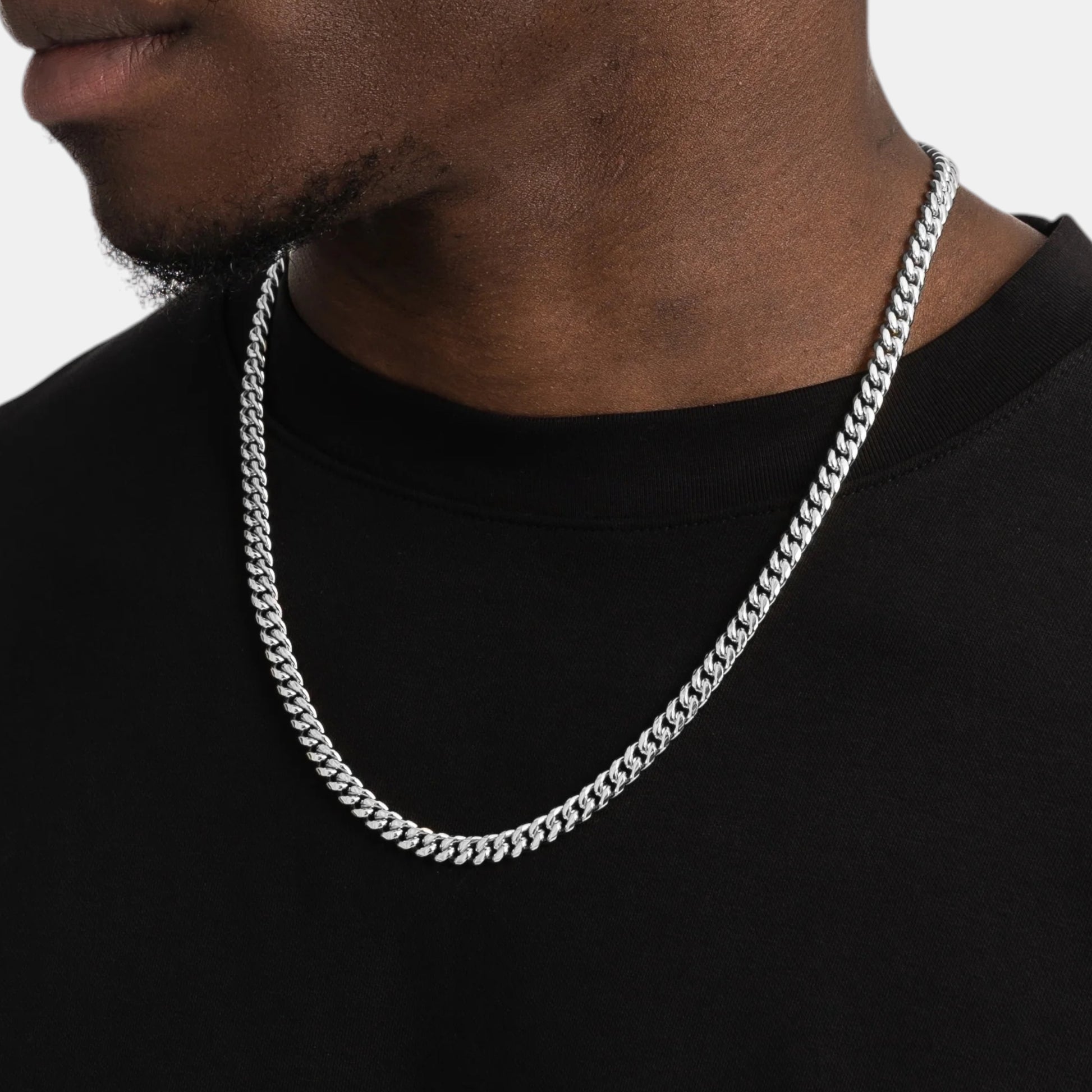 BLYNG 7MM Cuban Chain Silver IMG 3