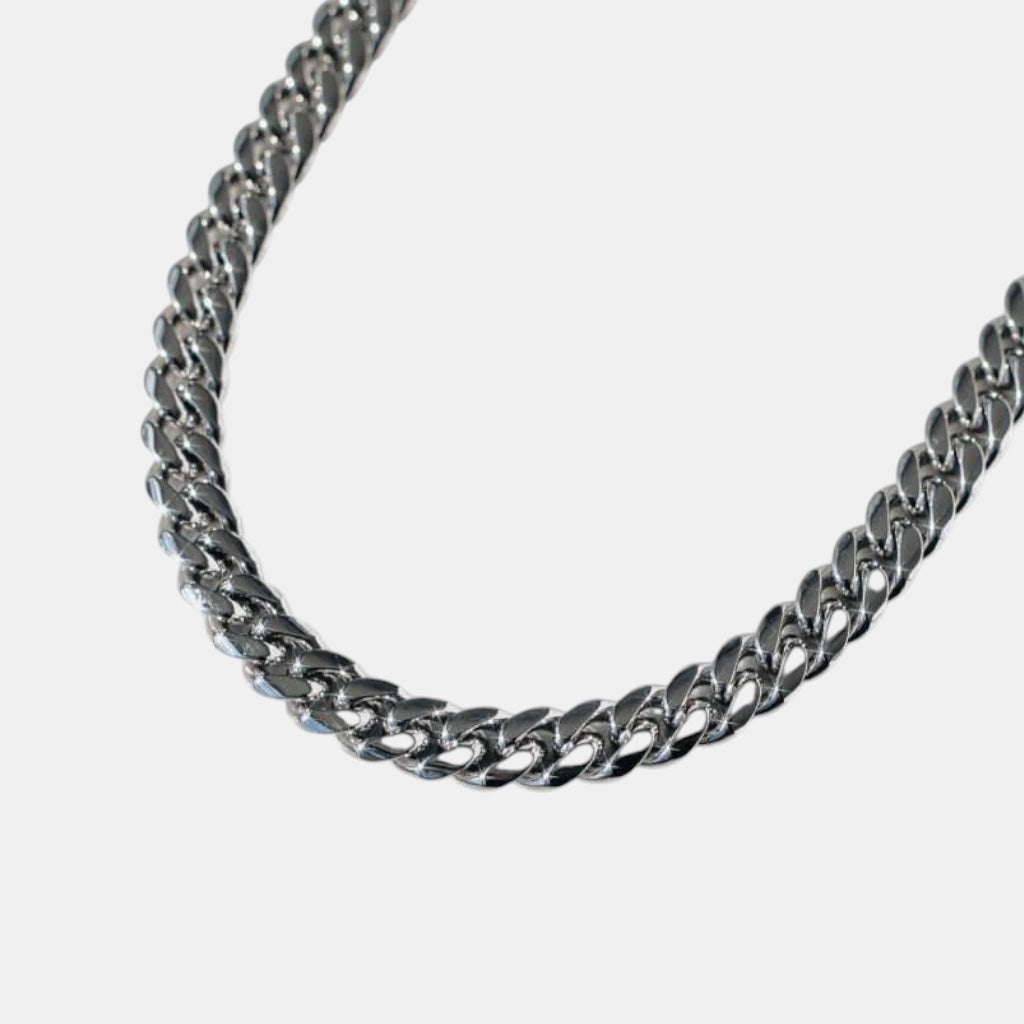 BLYNG 7MM Cuban Chain Silver IMG 4