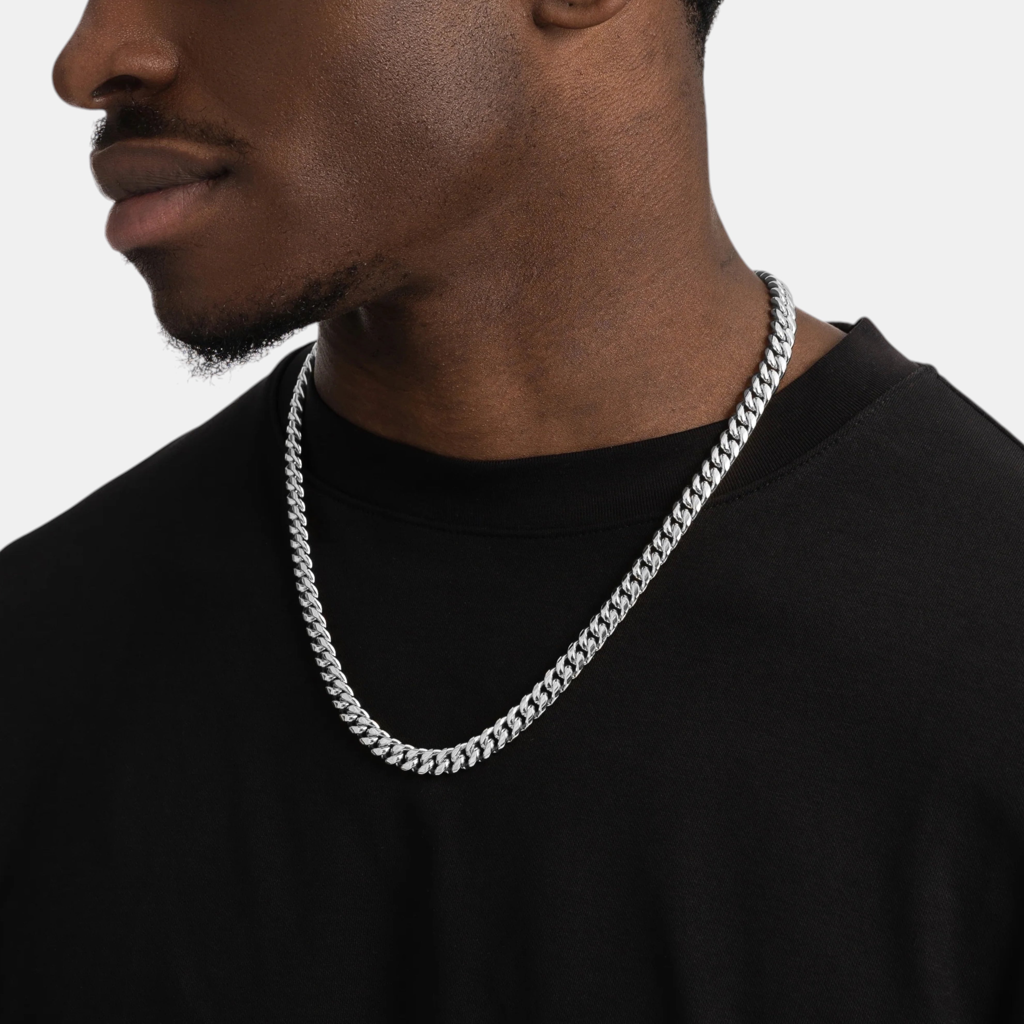 BLYNG 9MM Cuban Chain Silver IMG 3