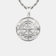 BLYNG Compass Pendant Silver Main IMG