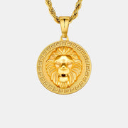 BLYNG Lion Head Pendant Gold Main IMG