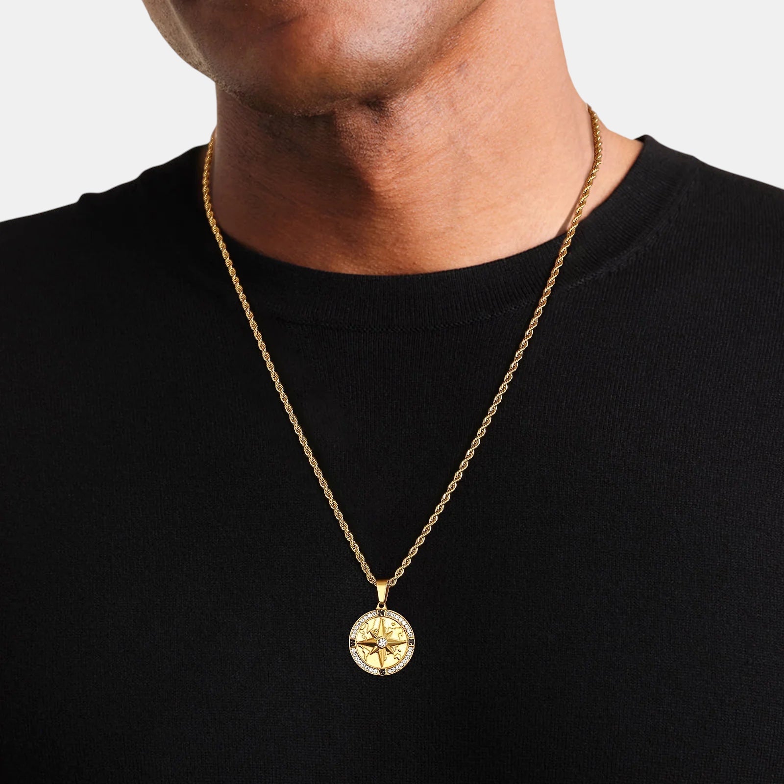 BLYNG Northstar Compass Pendant Gold IMG 1