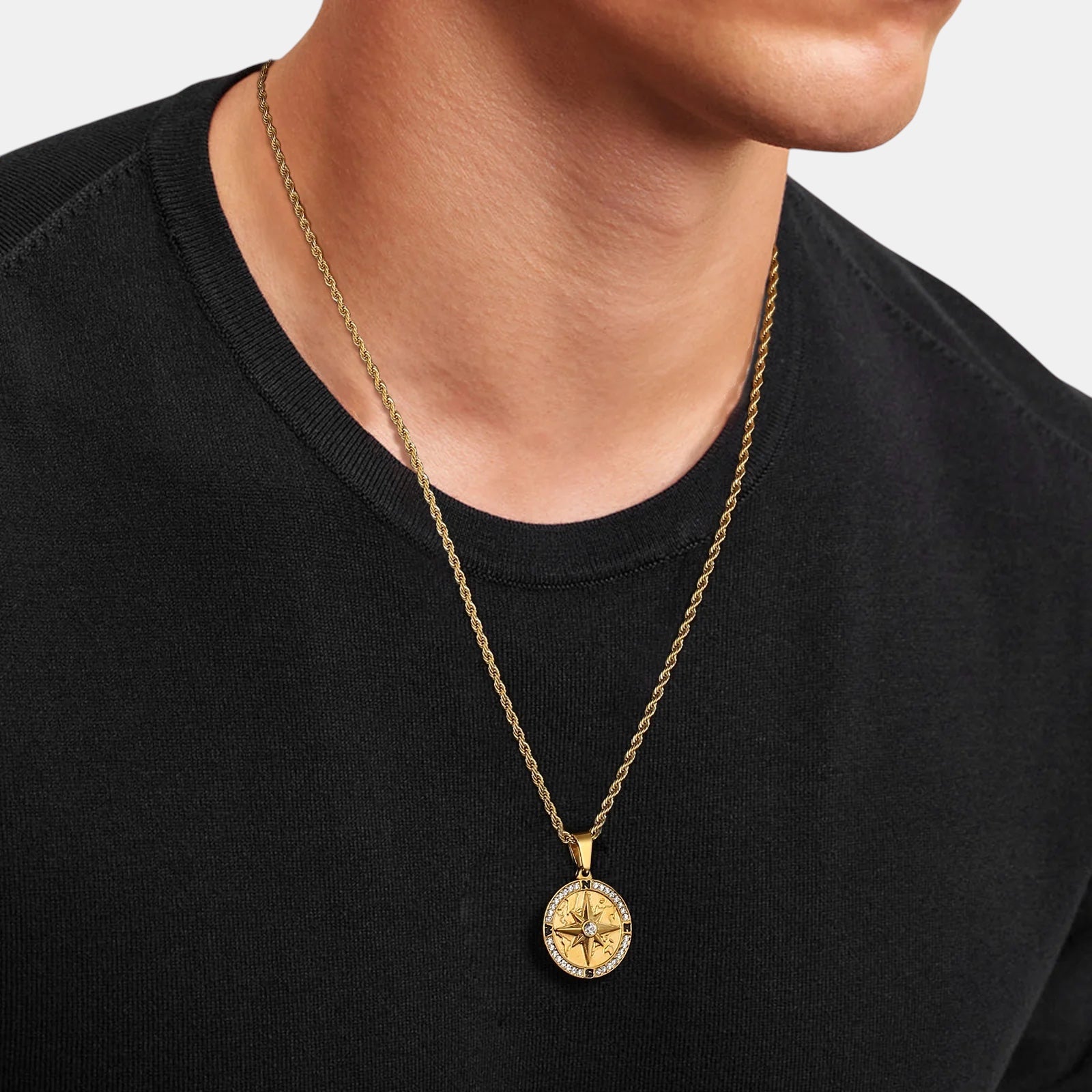 BLYNG Northstar Compass Pendant Gold IMG 2