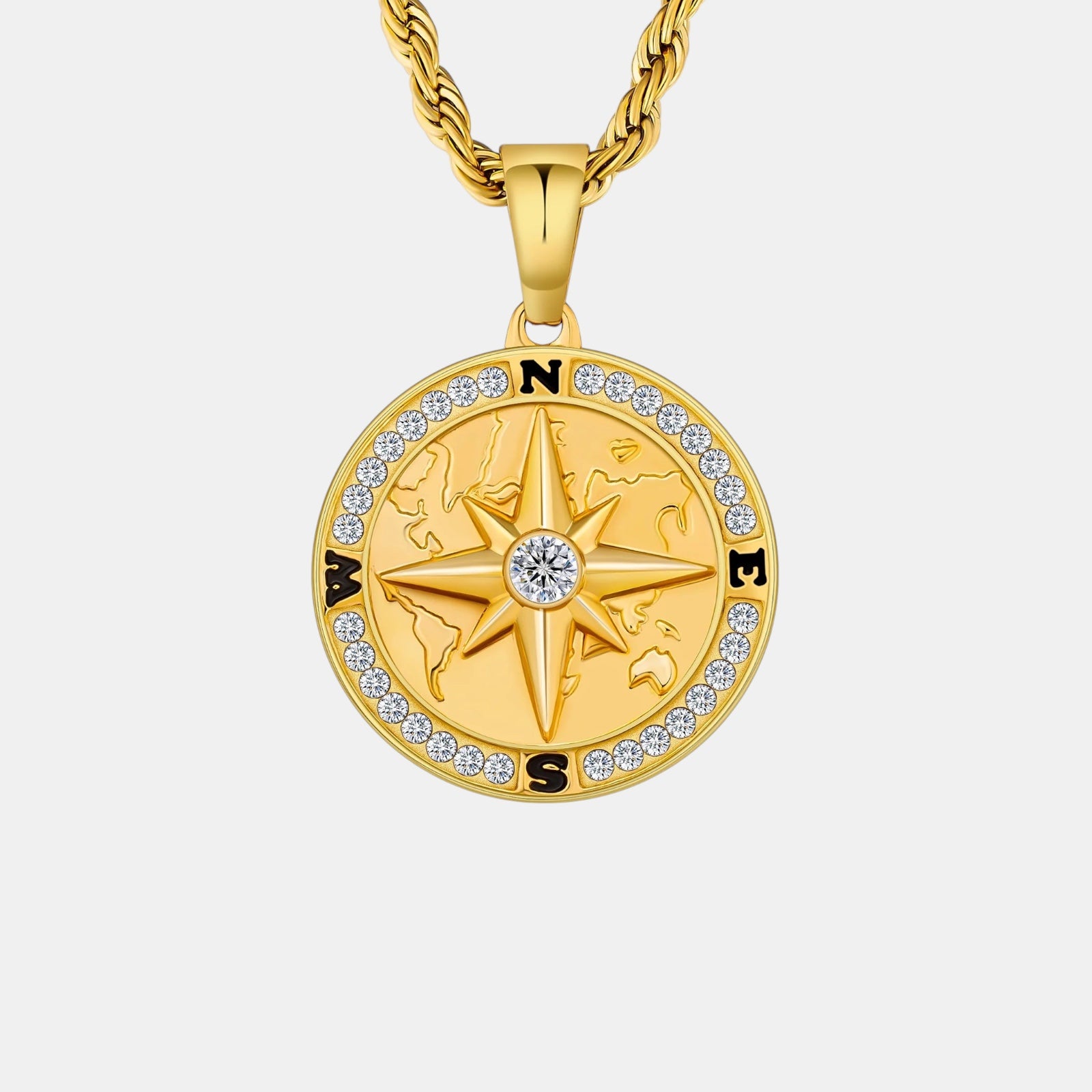 BLYNG Northstar Compass Pendant Gold Main IMG